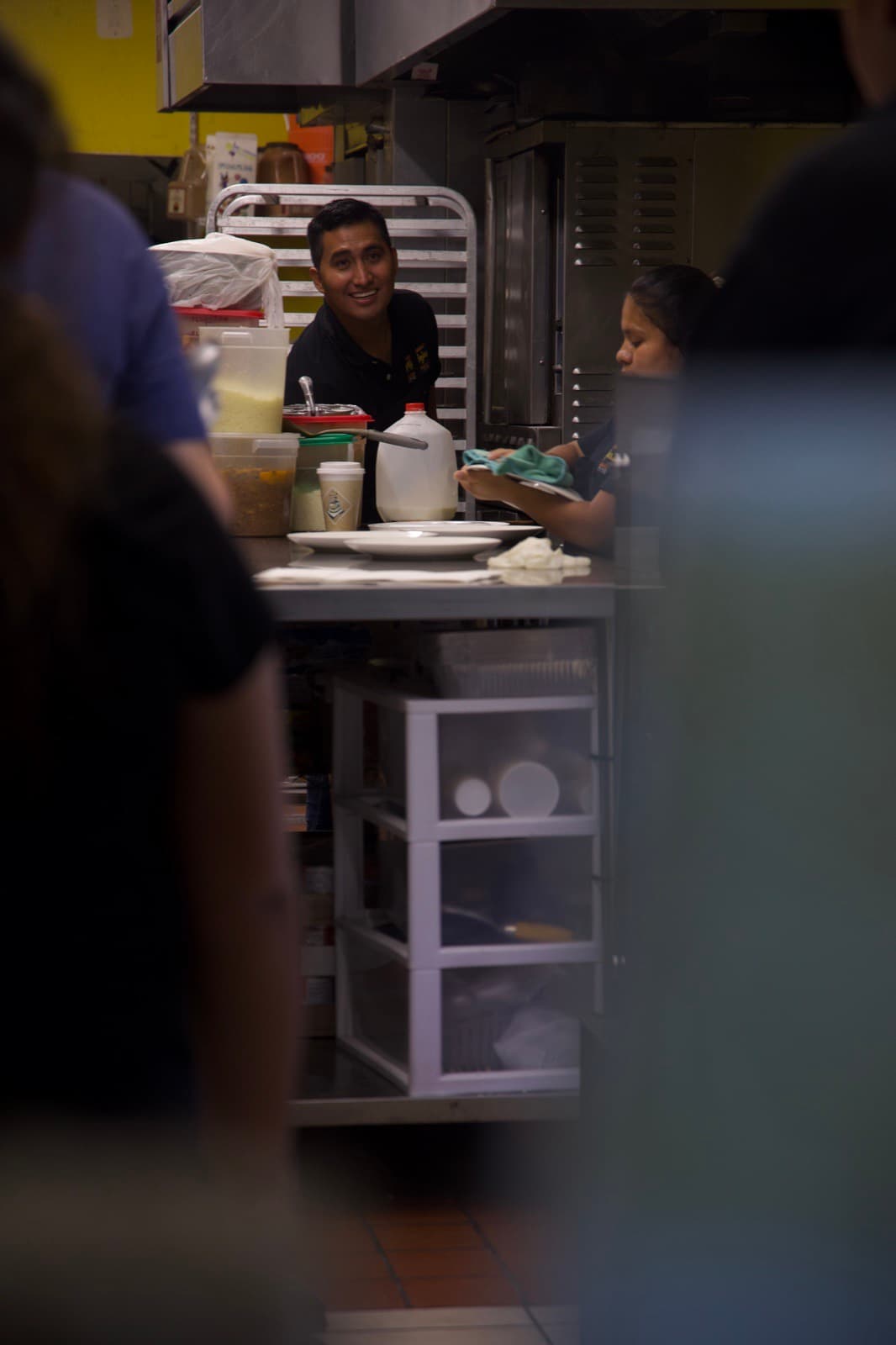 Panadero en la cocina